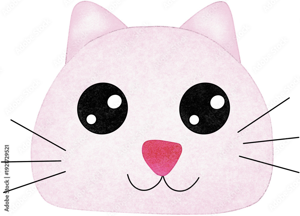 Fototapeta premium face pink kitten