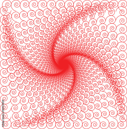 Abstract geometric ornamental border, sophisticated and modern design for professional documents, presentations, and digital frames