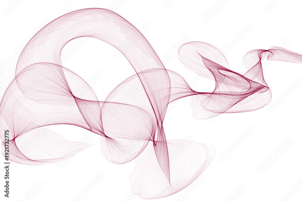 Fototapeta premium Abstract pink smoke wisps floating in air.