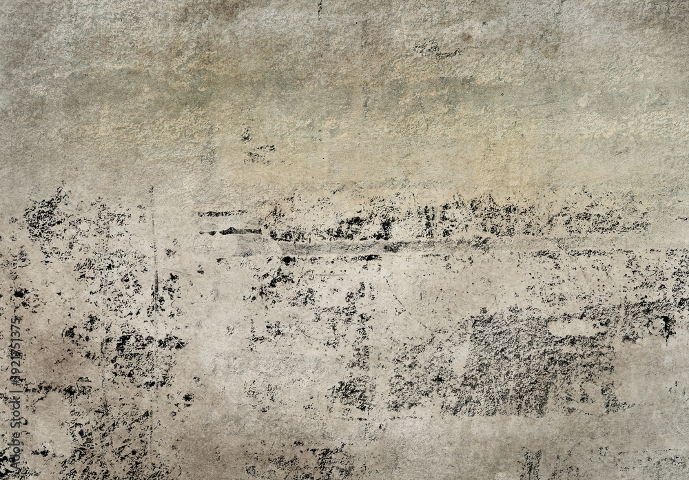 Obraz premium Damaged abstract grunge concrete wall background.