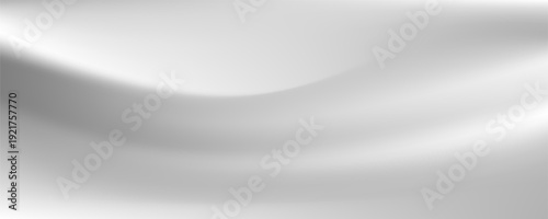 White cloth background abstract with soft waves