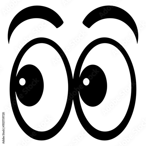 
Smile eyes look away. Emoji. sticker for a chat message. Isolated vector illustration