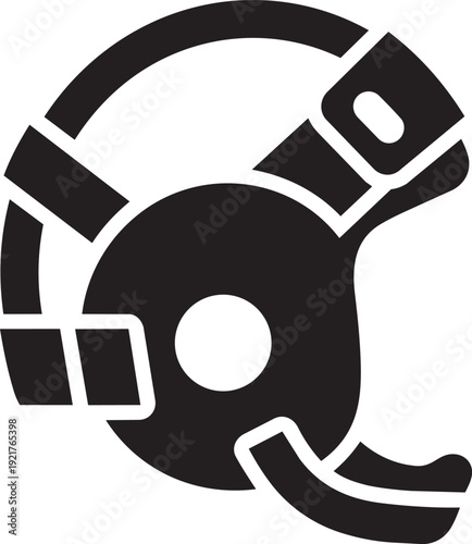 Wrestling Headgear Vector Protective Sports Equipment Illustration.