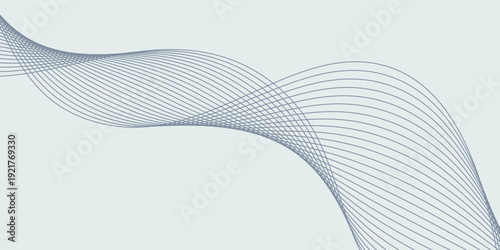 Minimalist wall art with dynamic lines in shades of light blue and bluish gray. very nice. modern