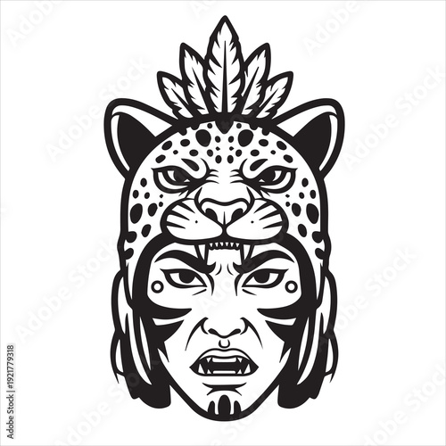 Ancient Warrior Portraits – A Collection of Black and White Vector Art Icons. Ancient warriors and historical heroines from various civilizations are illustrated in a black and white vector line art