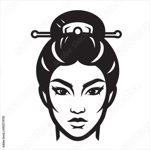 Ancient Warrior Portraits – A Collection of Black and White Vector Art Icons. Ancient warriors and historical heroines from various civilizations are illustrated in a black and white vector line art