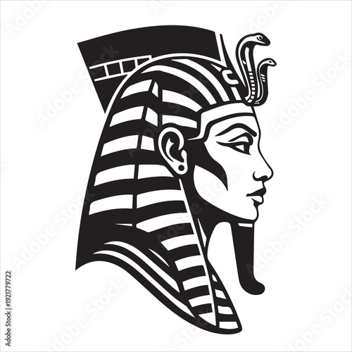 Ancient Warrior Portraits – A Collection of Black and White Vector Art Icons. Ancient warriors and historical heroines from various civilizations are illustrated in a black and white vector line art