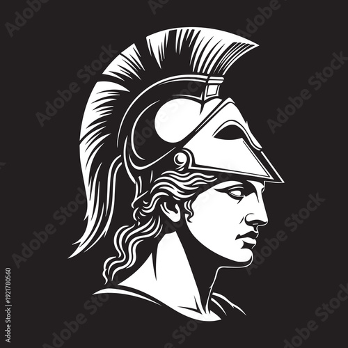 Ancient Warrior Portraits – A Collection of Black and White Vector Art Icons. Ancient warriors and historical heroines from various civilizations are illustrated in a black and white vector line art