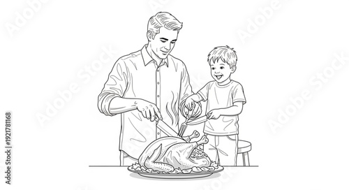 Veterinarian Examining Dog with Owner.