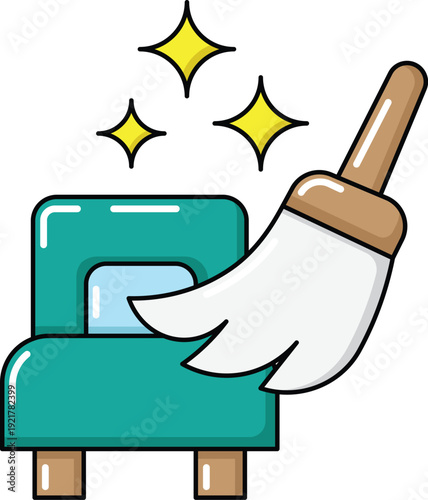 design Cleaning illustration icon