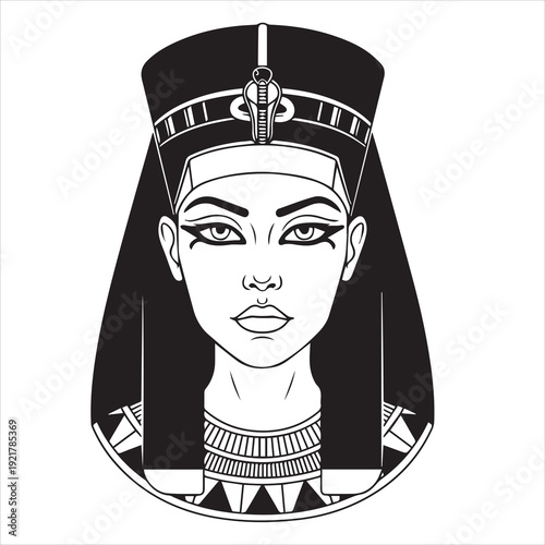 Ancient Warrior Portraits – A Collection of Black and White Vector Art Icons. Ancient warriors and historical heroines from various civilizations are illustrated in a black and white vector line art