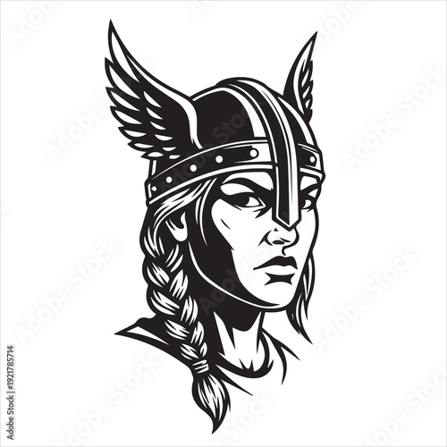 Ancient Warrior Portraits – A Collection of Black and White Vector Art Icons. Ancient warriors and historical heroines from various civilizations are illustrated in a black and white vector line art
