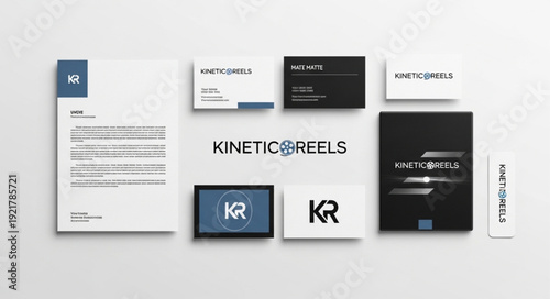Modern Corporate Branding and Identity Mockup.