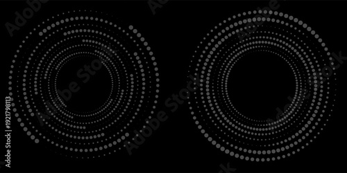 Spiral with gray colors lines as dynamic abstract vector background or logo or icon. spiral circle abstract dot spiral