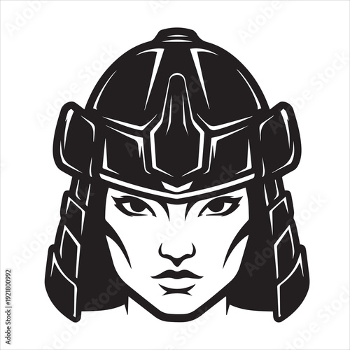 Ancient Warrior Portraits – A Collection of Black and White Vector Art Icons. Ancient warriors and historical heroines from various civilizations are illustrated in a black and white vector line art