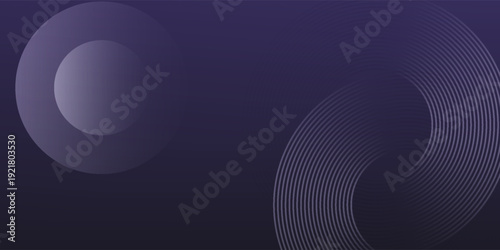 Abstract Purple Background With Circular Spiral Pattern and Minimal Modern Design for Creative Projects