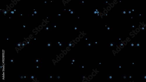 falling snow animation, snowflake emoji, transparent background 