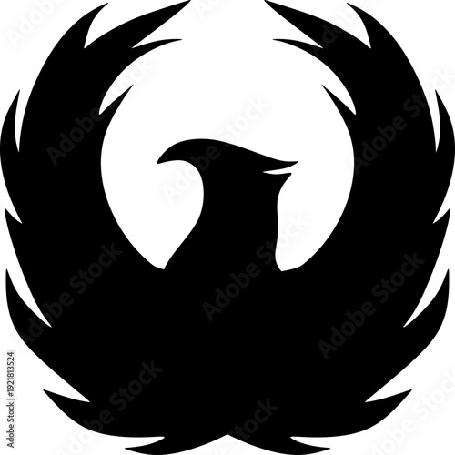 Phoenix Bird Silhouette 