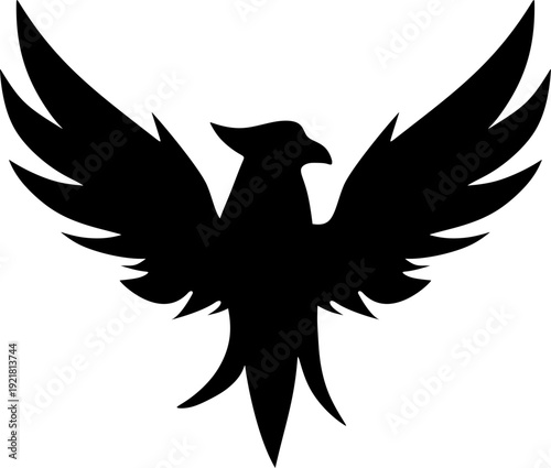 Phoenix Bird Silhouette 