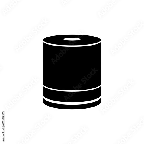 Voice Assistant Smart Speaker Silhouette for IoT Home Automation and Digital AI Control