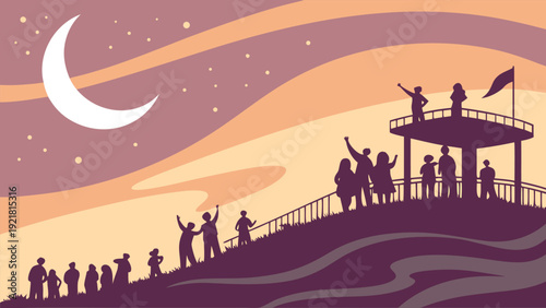 Joyful Eid Moon Sighting