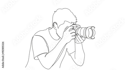 Person holding a camera and taking a picture.