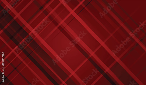 Red abstract geometric background with diagonal lines