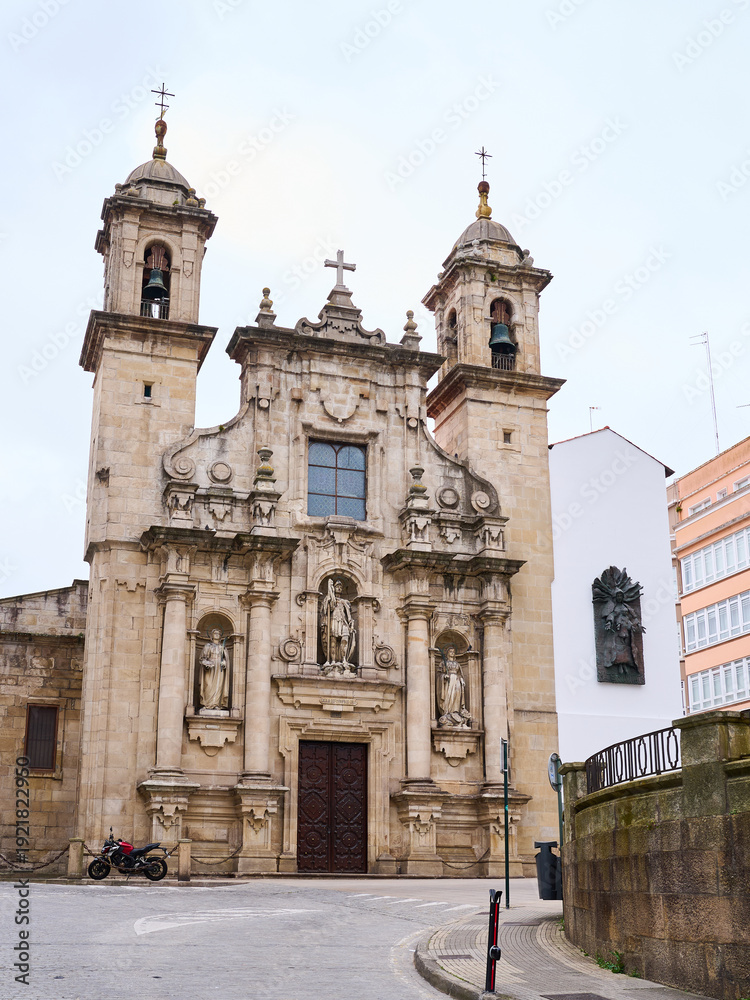 Fototapeta premium A Coruña on a cloudy day