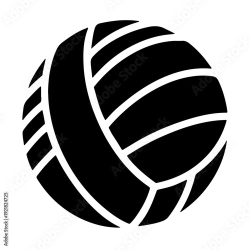 Soccer Ball Icon vector, Black silhouette icon vector
