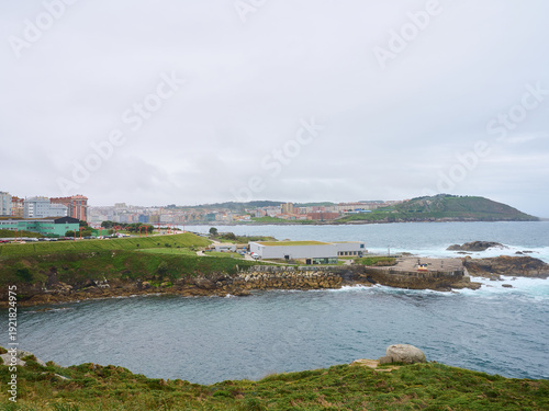 A Coruña on a cloudy day