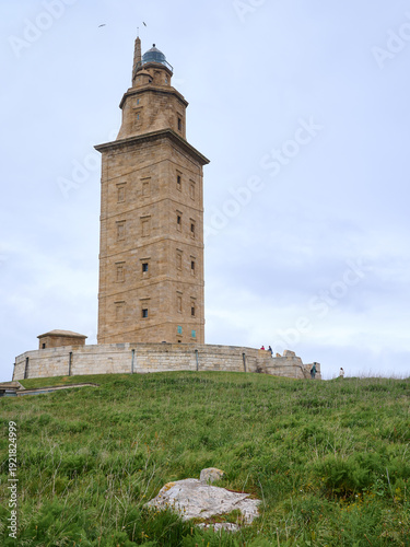 A Coruña on a cloudy day