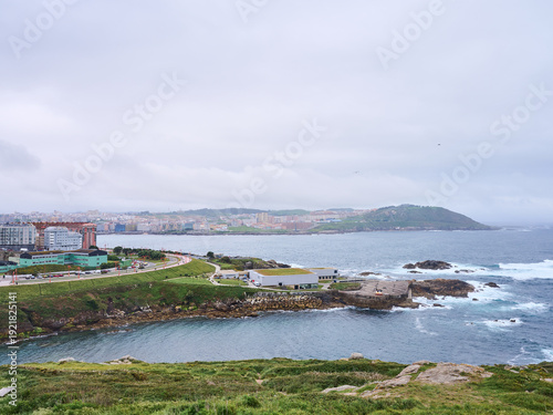 A Coruña on a cloudy day