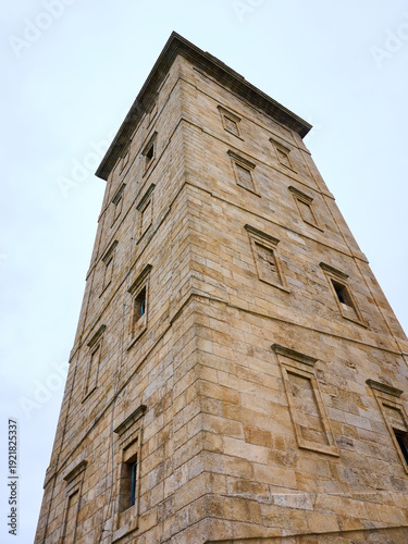 A Coruña on a cloudy day