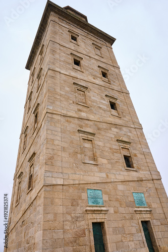 A Coruña on a cloudy day