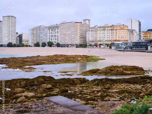 A Coruña on a cloudy day