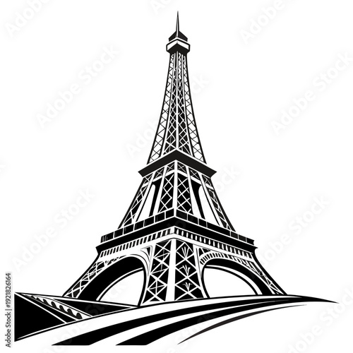 Eiffel tower in paris france Vector