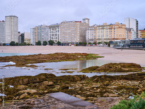 A Coruña on a cloudy day