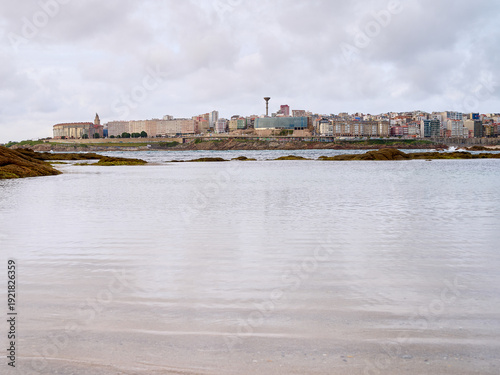 A Coruña on a cloudy day