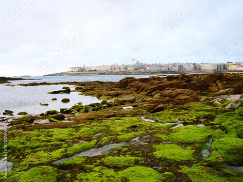 A Coruña on a cloudy day
