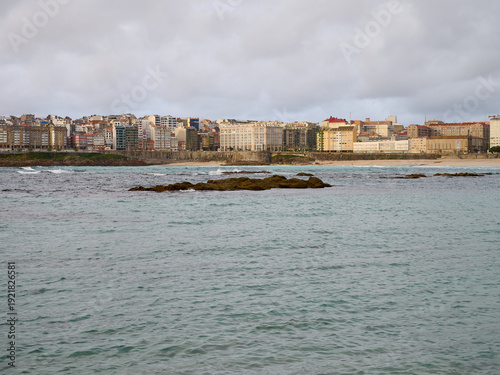 A Coruña on a cloudy day