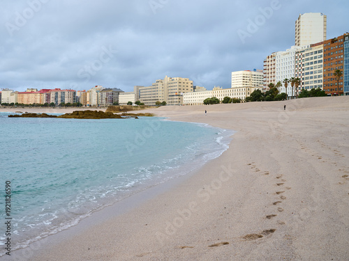A Coruña on a cloudy day