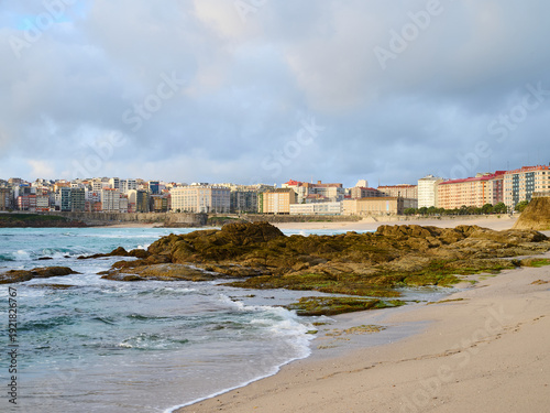 A Coruña on a cloudy day