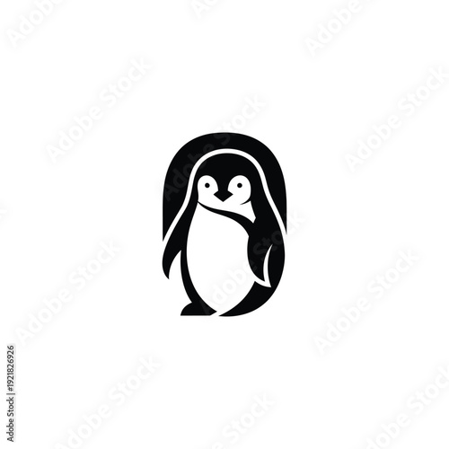 Penguin illustration featuring elements, showcasing wildlife, animal, nature, illustration, and art
