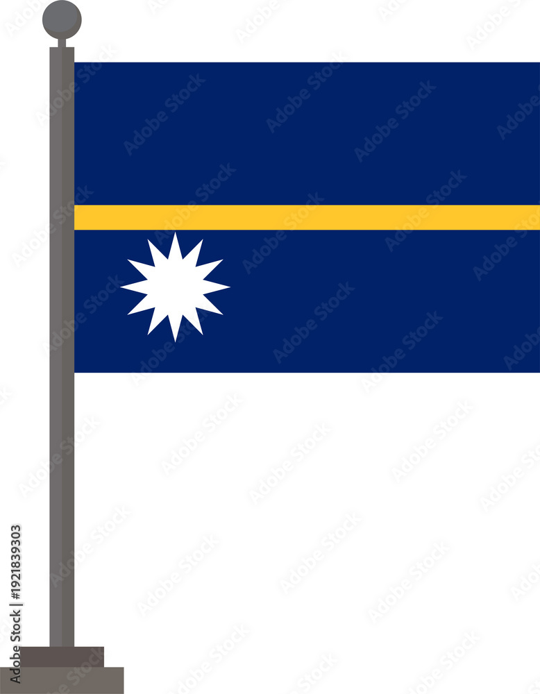 Fototapeta premium nauru flag