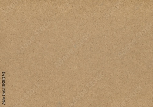Brow Craft Paper Textured Background Empty Blank Cardboard Texture Backdrop for Scrapbook, Neutral Beige Organic Material Horizontal Banner