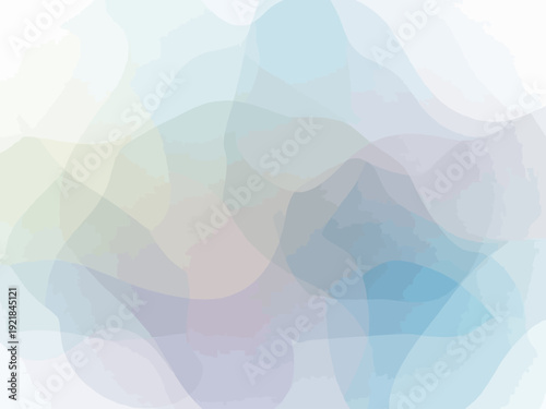 Abstract Geometric Shapes in Soft Pastel Hues.