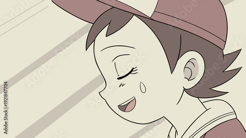 Close-up of a person's eyes with tears of joy, soft light, blurred background.