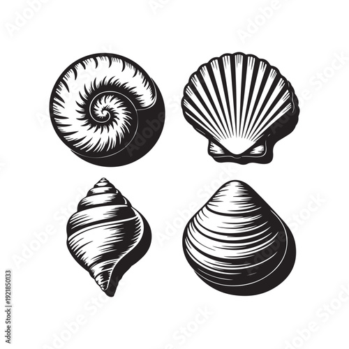 Clean, modern abstract composition of overlapping geometric forms in a soothing blue and grey color scheme, ideal for corporate branding.