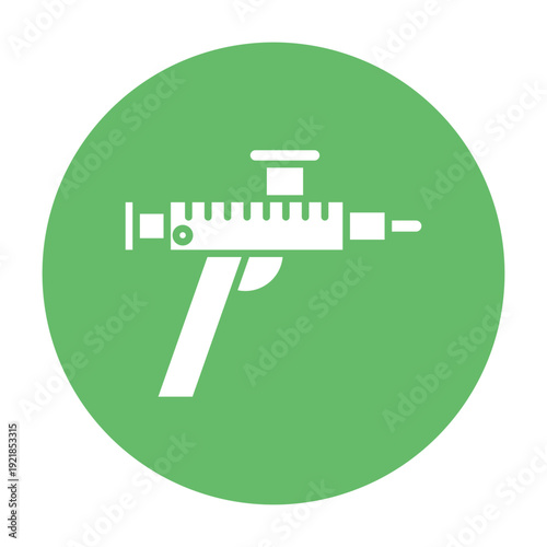 Foam Gun Vector Icon