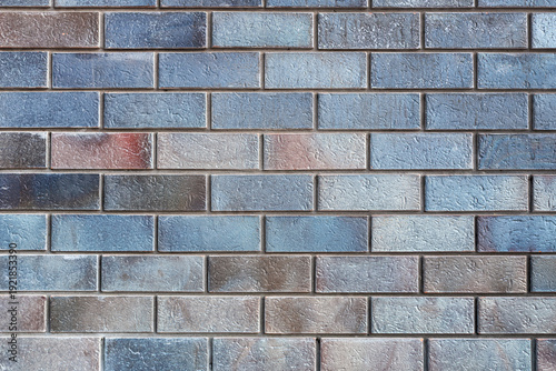 Decorative brick tiles on the wall.